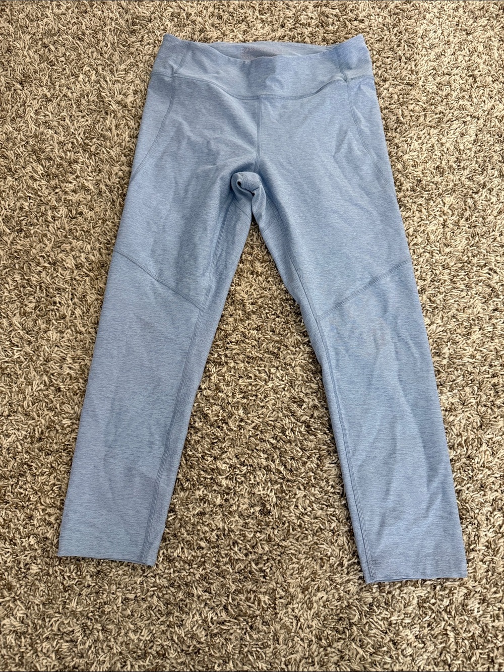 Outdoor Voices Pale Blue Kids' Performance Leggings
